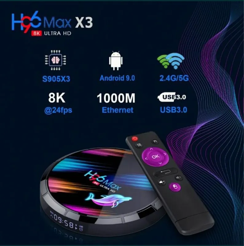 Smartbox H96MaxX3 4/32gb android.Youtube+Бепул Каналлар+Кинолар.мр — фото 2