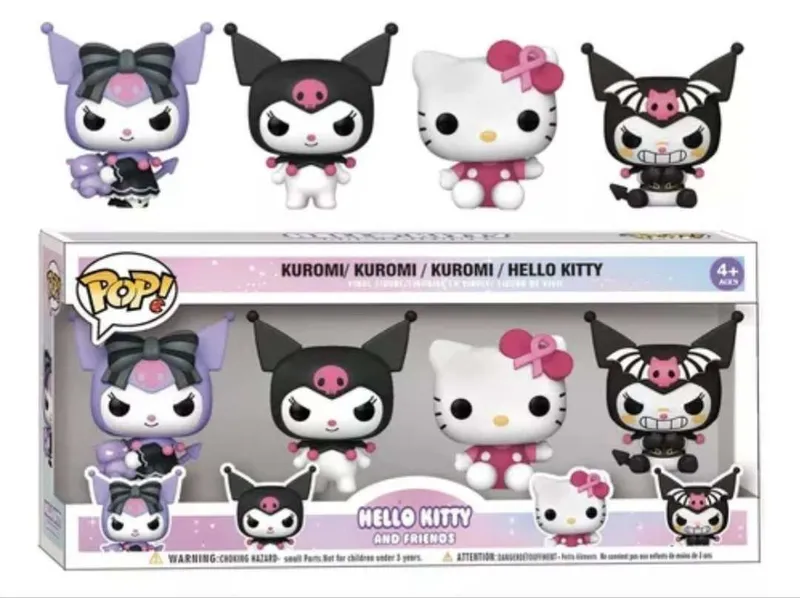 Hello Kitty Набор из 4 коллекционных фигурок Funko Pop Kuromi 1