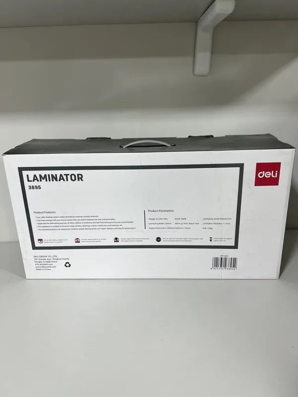 Продаётся Ламинатор 55,5*30,5см, ф.А3, Deli E3895-EU — фото 1 Продаётся Ламинатор 55,5*30,5см, ф.А3, Deli E3895-EU — фото 1