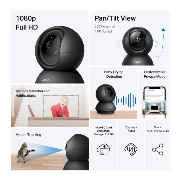 Wi Fi камера Tp-Link Tapo c201 — фото 1
