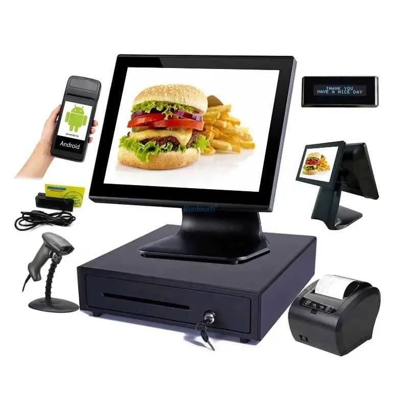 Pos monoblok i7 / i5 programma Sensor Kassa Pos Monoblok Kassa aparat