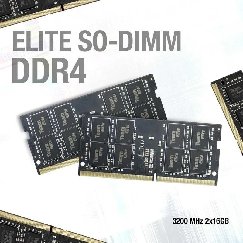 Оперативная память TEAMGROUP Elite DDR4 so-dimm 8GB Single 3200MHz — фото 5