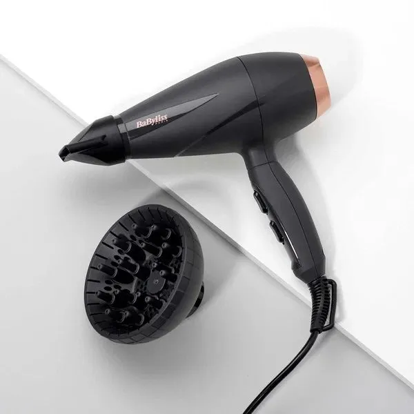 Фен BaByliss 6709DE, ионизация воздуха, 2 скорости, 3 температурных