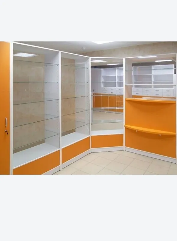 Apteka va magazinlar uchun poʻlka vitrina — фото 1