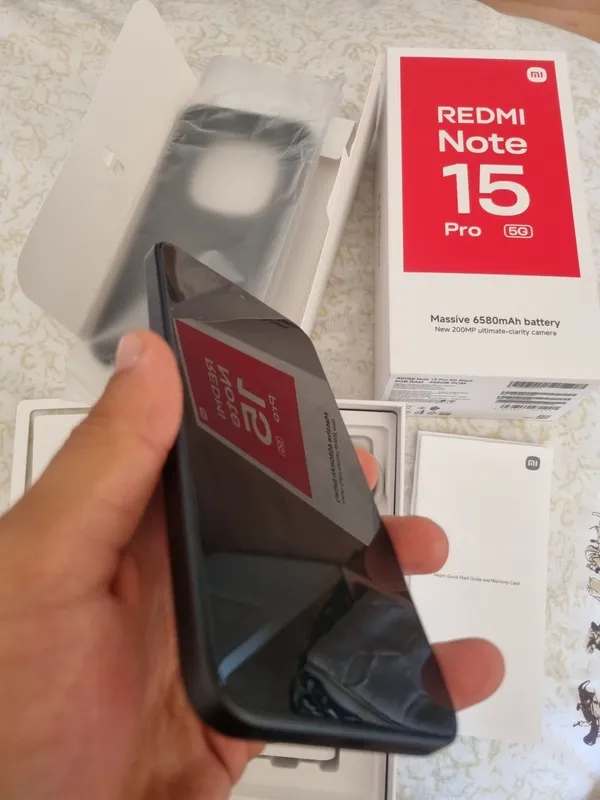 Redmiy note 15 pro 5G. 8/256 GB ochildi karobkada 3kun boʻldi ochilgan 2 Redmiy note 15 pro 5G. 8/256 GB ochildi karobkada 3kun boʻldi ochilgan 2