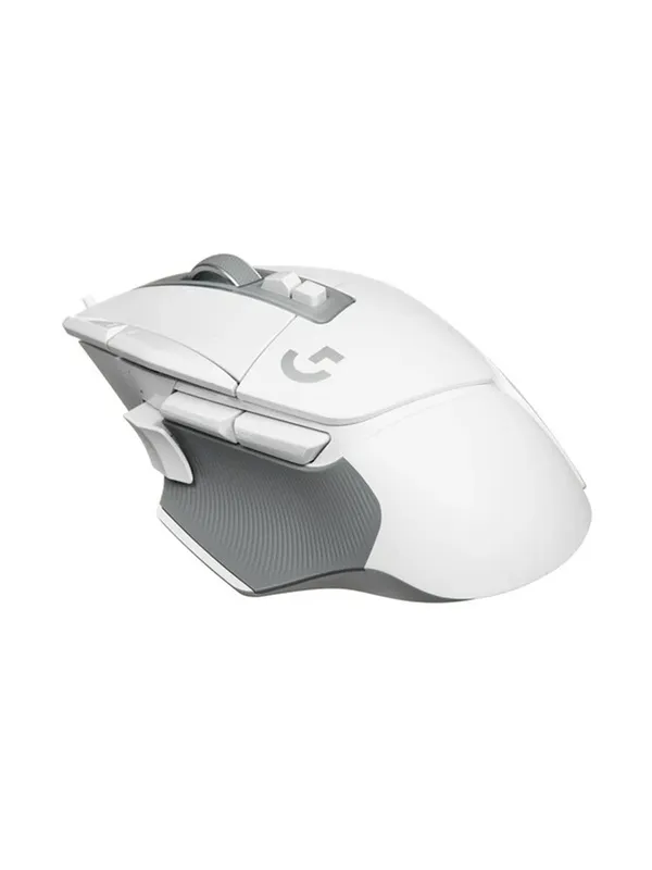 Проводная мышь Logitech G502 X, USB-A, оптический сенсор HERO 25K, белый/серый — фото 5