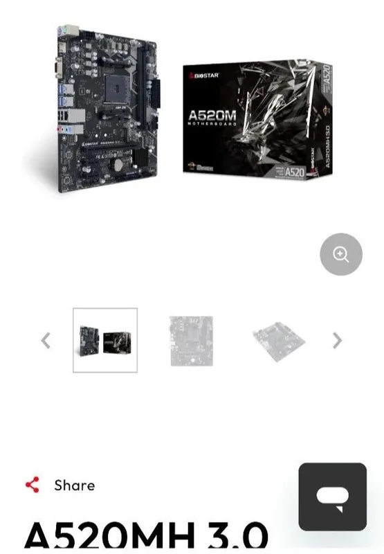 Biostar A520M + Ryzen 7 2700 — фото 1