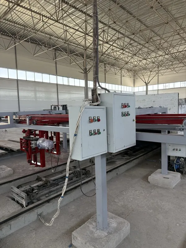 Продается заводская линия по производсву газобетона !