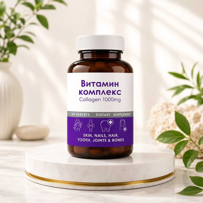 Vitamin Kompleks Collagen 1000 mg – Biologik faol qo‘shimcha Vitamin Kompleks Collagen 1000 mg – Biologik faol qo‘shimcha