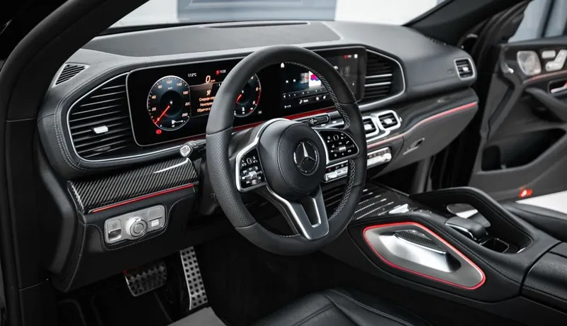 Оригинальный спортивный руль для Mercedes-Benz AMG 3 Оригинальный спортивный руль для Mercedes-Benz AMG 3