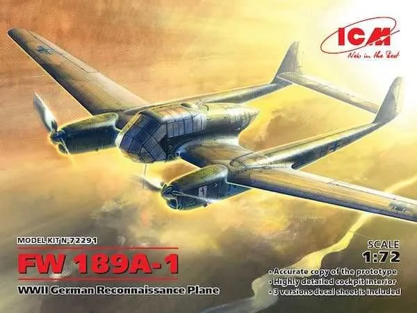 Сборная модель самолета ЛаГГ-3 1-й серии (ICM, 1:48)