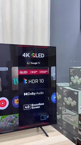 Телевизор Ziffler 55 4K UHD 120hz google TV бесплатна доставка — фото 3 Телевизор Ziffler 55 4K UHD 120hz google TV бесплатна доставка — фото 3