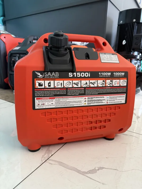 1 кВт бесшумный инверторли генератор движок SAAB generator 220w optom