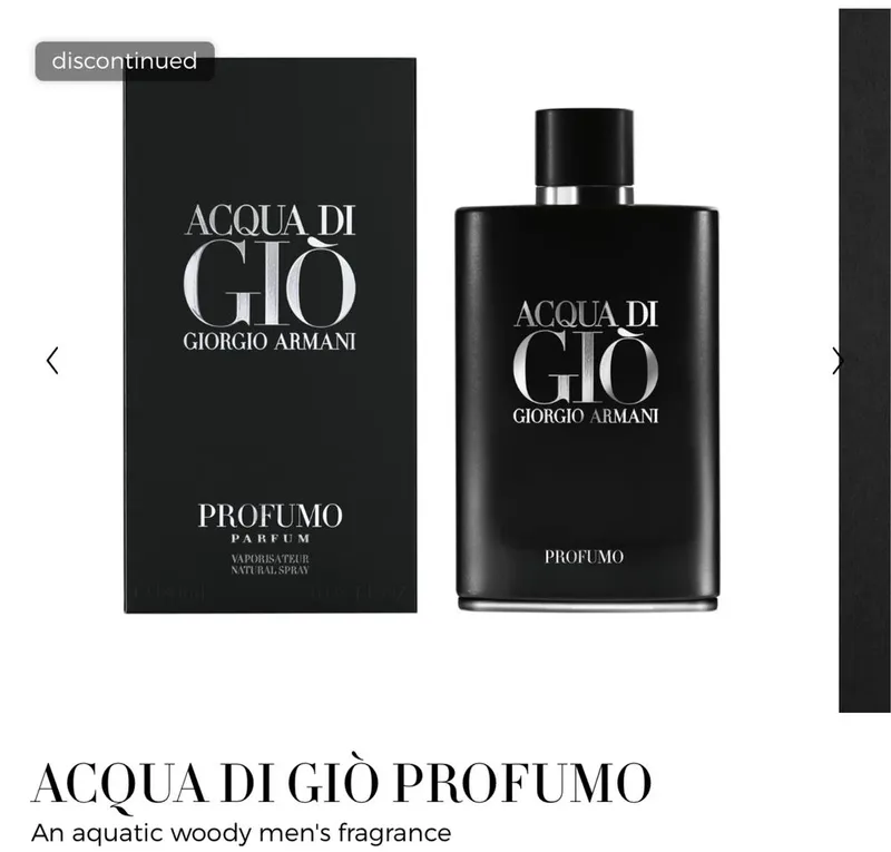 Giorgio Armani Acqua di Gio Profumo Parfume 125ml - ОРИГИНАЛ (снят) — фото 1
