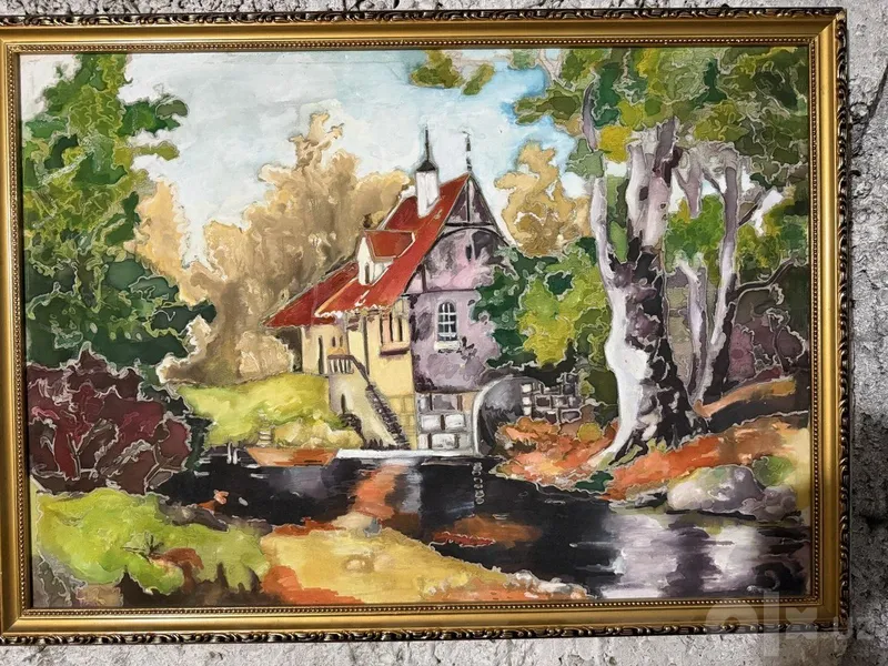 Картина Домик в деревне Картина Домик в деревне