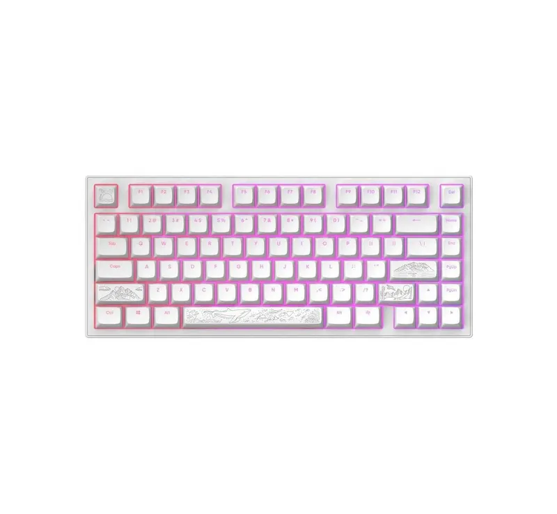 ; Механическая Клавиатура DarkProject ALU81 Terra Nostra White Wired 1