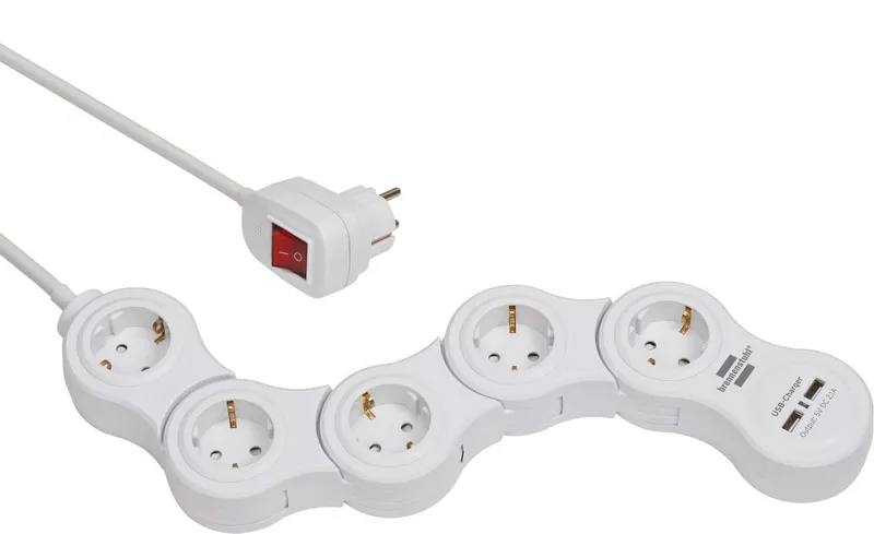Удлинитель Brennenstuhl Vario Power с функцией зарядки через USB