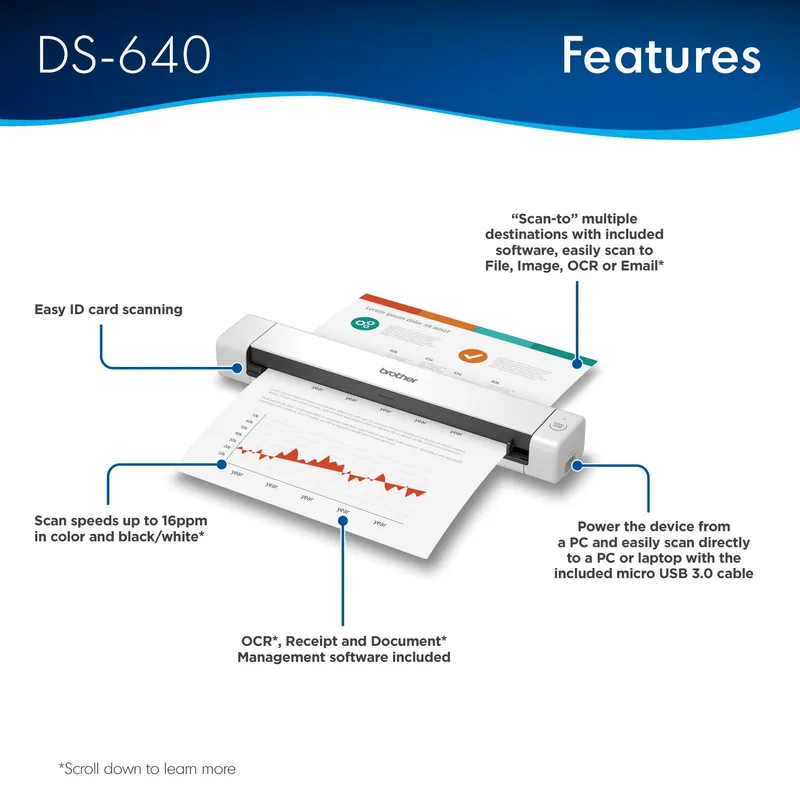 Skanner DS-640 Brother