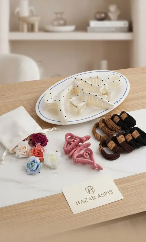 zakolka. aksessuares hair clips