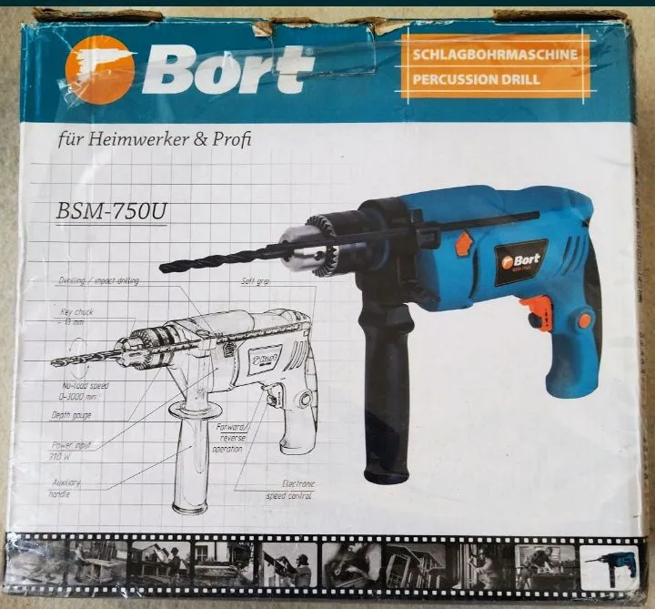 дрель ударная Bort — фото 1
