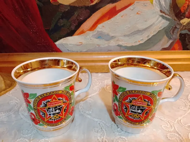 Посуда бокалы сервиз штоф разные 2