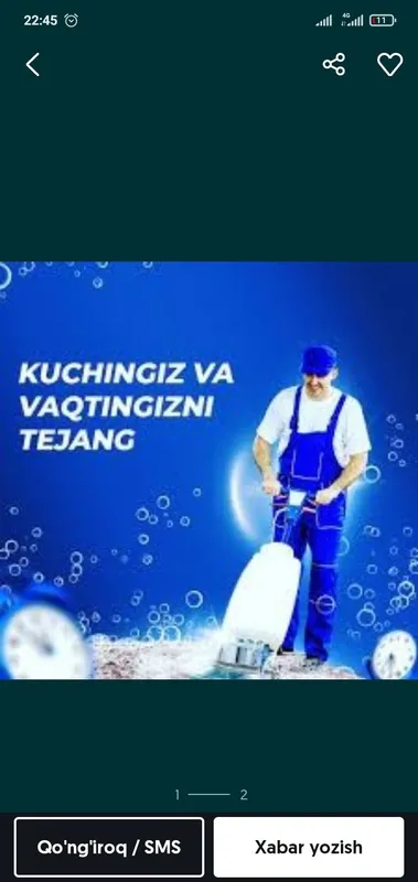 Ximchistka:Gilam va yumshoq mebellar yuvish xizmatingizdamiz