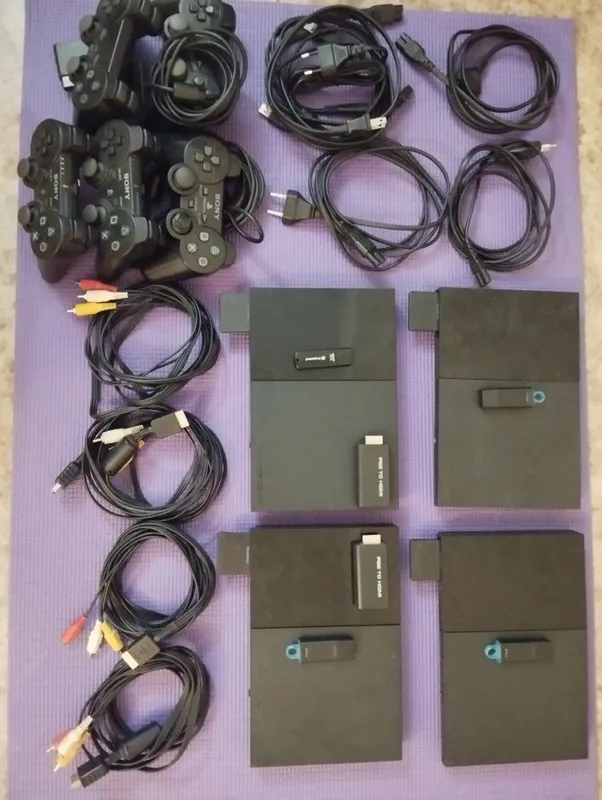Игровая приставка Playstation 2 slim 9000x usb 64 GB 4