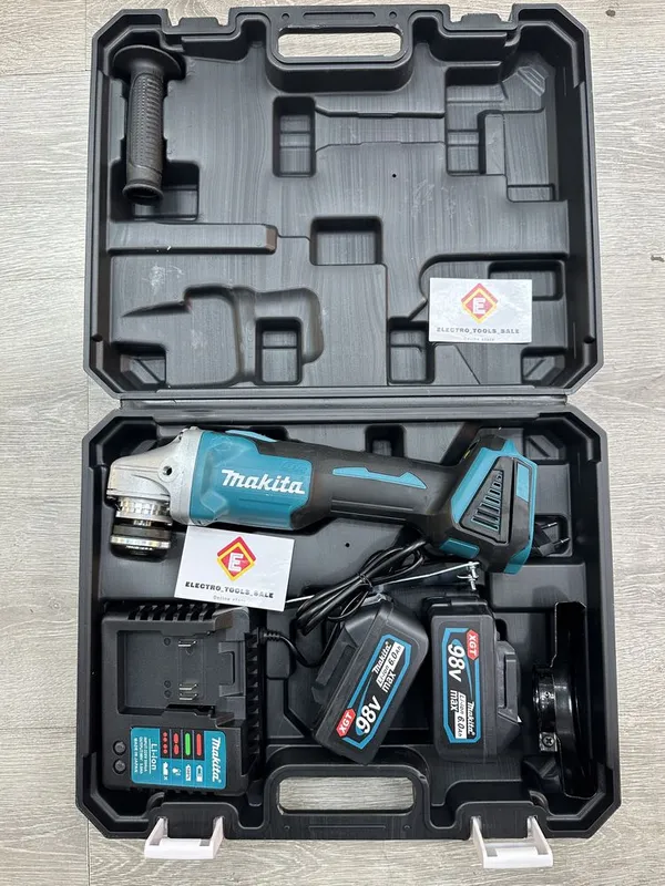 Аккумуляторная болгарка Bosch Makita Dewalt 125мм. 98 V. — фото 1