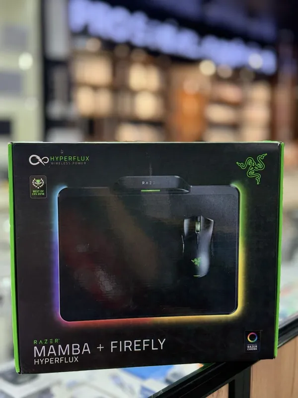 Коврик + мышка Razer Mamba Firefly 1 Коврик + мышка Razer Mamba Firefly 1