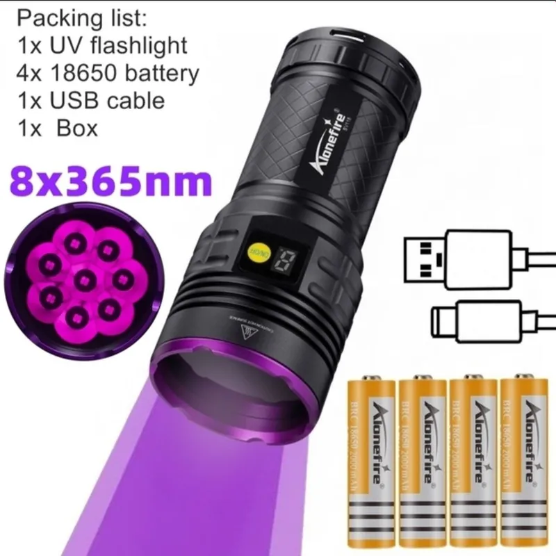 kraska tekshiradigan UV fonar 1