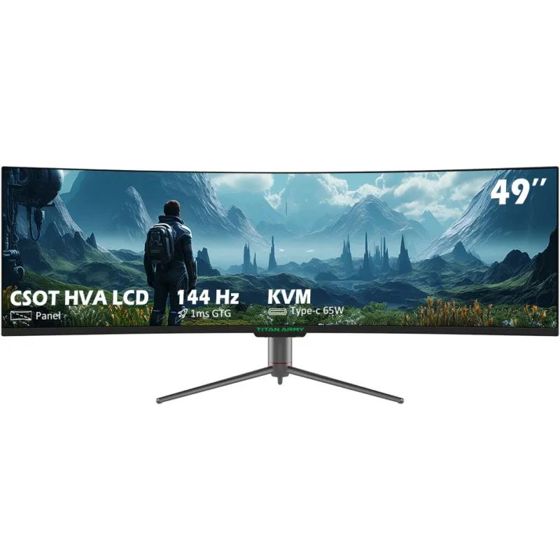 Titan Army 49" Curved Ultrawide 144Hz monitor 1