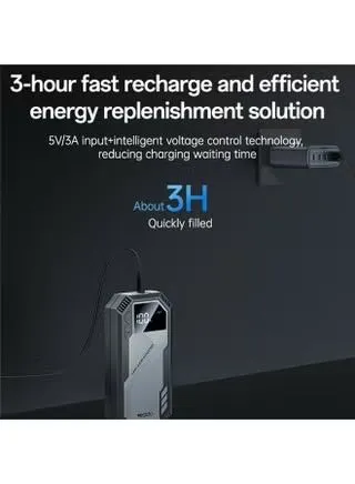 Пусковое устройство YESIDO VC11 6000mAh для авто бензин/дизель — фото 5