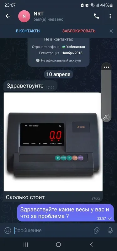 Ремонт продажа электронных весов — фото 4