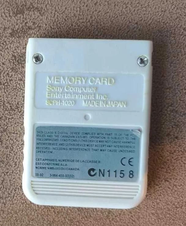 Memory card PS1 карта памяти мемори кард для Sony 2шт — фото 2