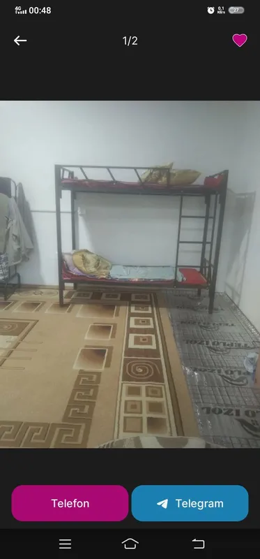 boshi xonalarimiz bor kuniga 50 ming