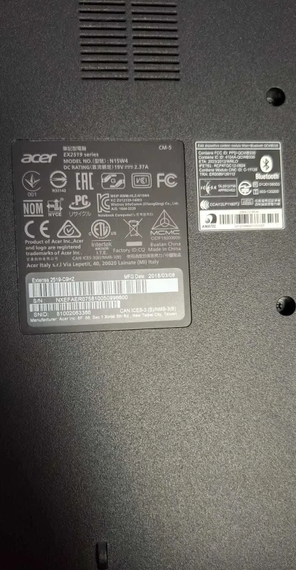 Ноутбук Acer (цвет чёрный) — фото 2