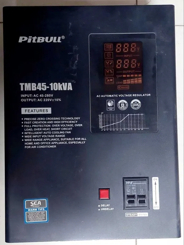 Стабилизатор "Pitbull" 10 кВ ТМВ45-10kva 1 Стабилизатор "Pitbull" 10 кВ ТМВ45-10kva 1