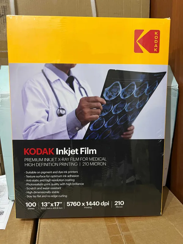 Оригинальная медицинская плёнка KODAK Inkjet Film для МРТ/МСКТ снимков