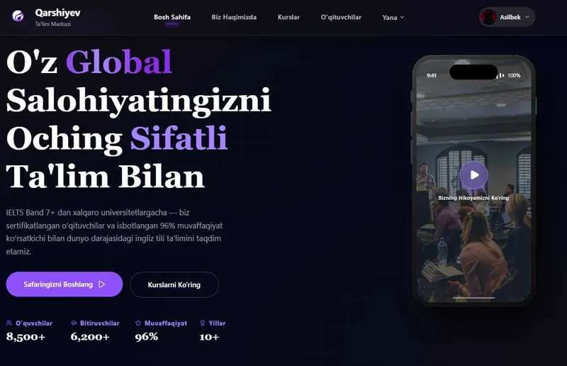 Premium web-sayt yarataman | Telegram bot | Landing Page 5 Premium web-sayt yarataman | Telegram bot | Landing Page 5