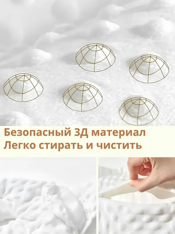 Подушка игрушка для детей успокаивающая ладонь, хлопает и греет — фото 4