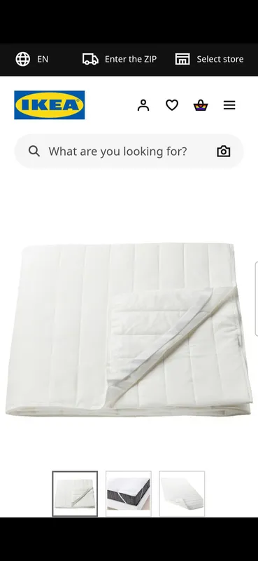 IKEA Angsvide 80×200 matras ustiga yopiladigan topper 3 IKEA Angsvide 80×200 matras ustiga yopiladigan topper 3
