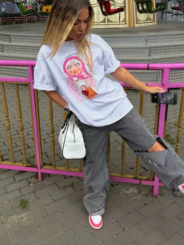 Футболка с принтом — фото 1