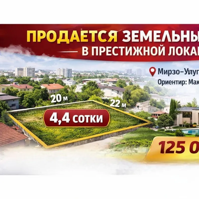 Никитина Продается земельный участок 4.4 соток
