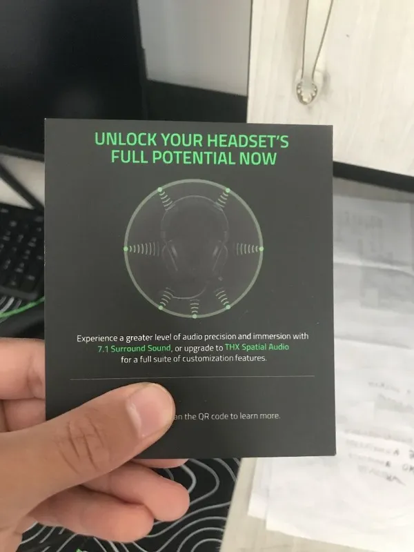 Игровой наушник Razer BlackShark v2 x — фото 1