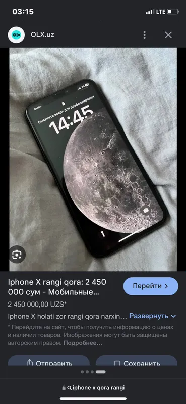 Iphone X 255 talik Feys tru ton yoq Useleni akumly Iphone X 255 talik Feys tru ton yoq Useleni akumly