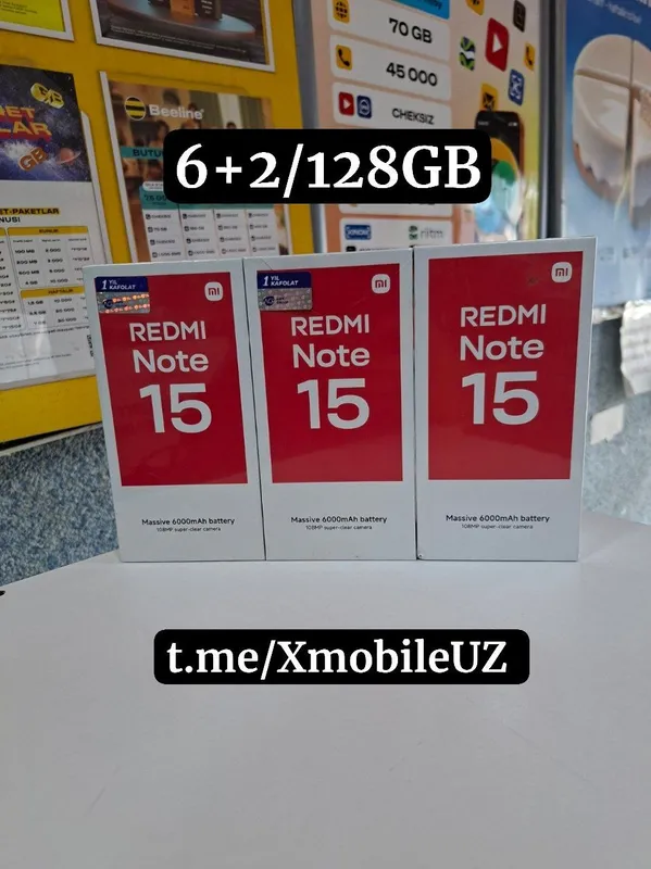 Redmi Note 15 6+2/128GB Redmi Note 15 6+2/128GB