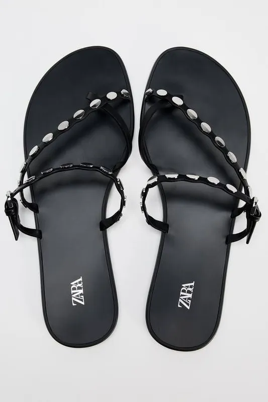 Стильные тапочки zara,