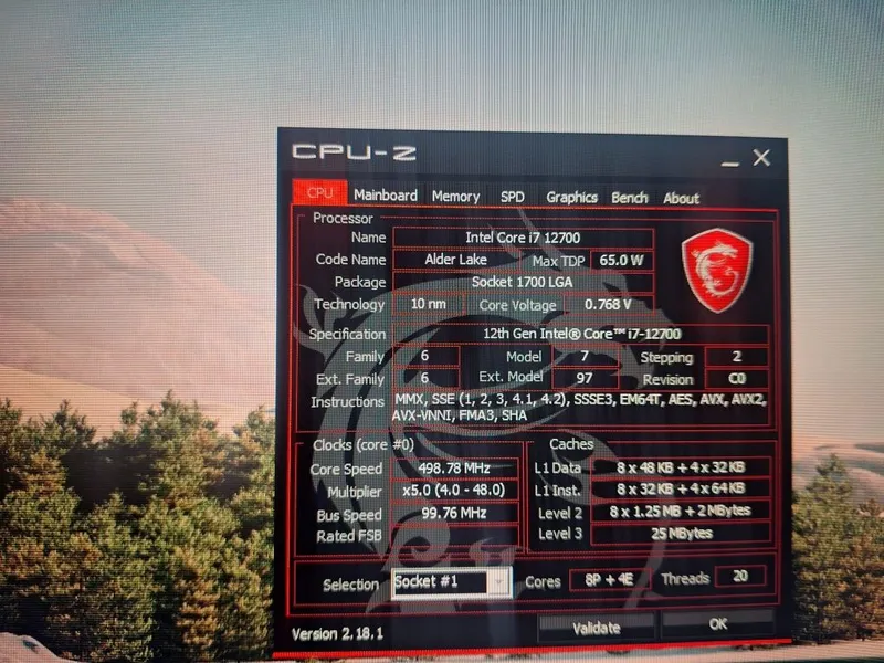 Заголовок: Мощный игровой комплект Intel Core i7-12700 / MSI B760 WiFi — фото 5