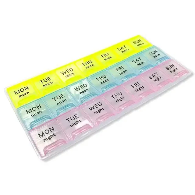 Tabletkalar uchun organayzer-tablet qutisi, 21 ta bo‘lim 3