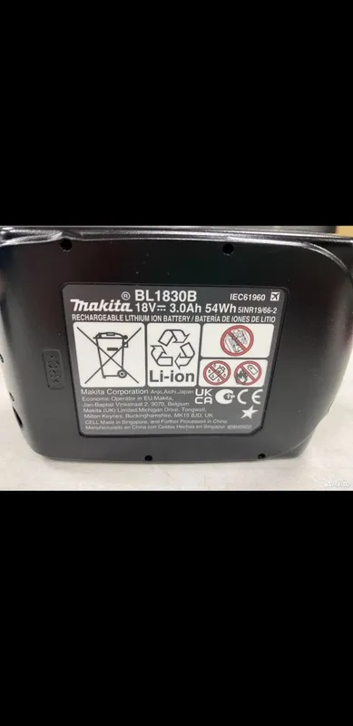 Makita акумляторлари 3ah ва 5ah — фото 2